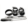 SM Fantasy Kit Sm Snakine Collier et Menottes Noir-Argentés